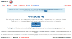 Desktop Screenshot of fireservicepro.com